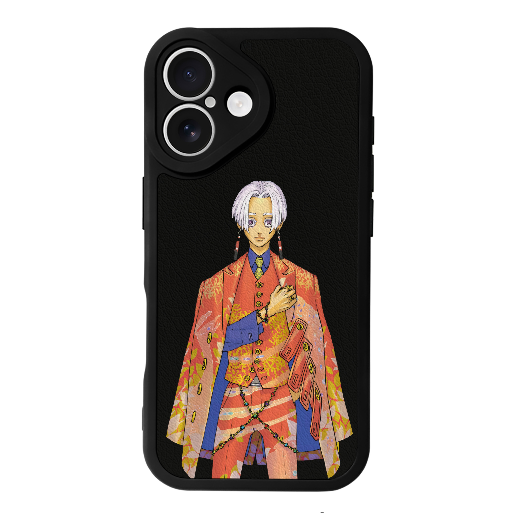 （画像用） 東京リベンジャーズ Tokyo Revengers 【iPhone 16シリーズ対応】シリコンスマホケース（レザー調） 材質：シリコン
